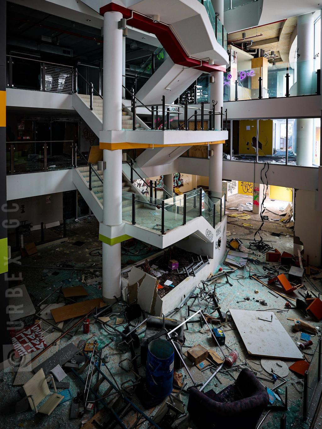 Supplied Real Estate Inside the abandoned shopping centre in Campbelltown, southwest Sydney. Picture: urbex_gc/reddit