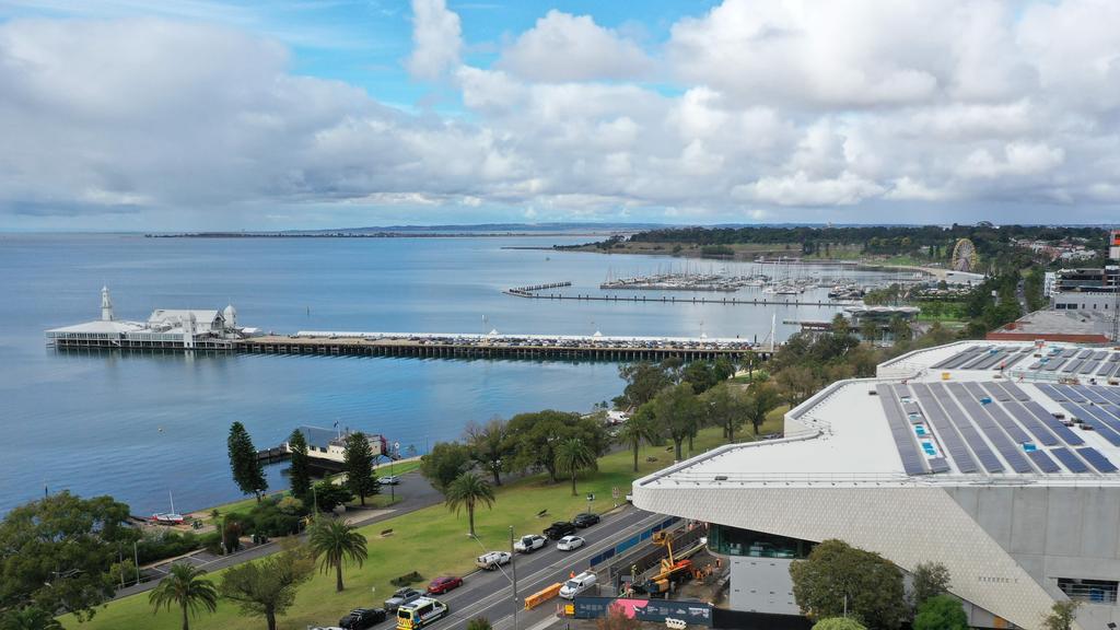 Drone images of Convention Centre