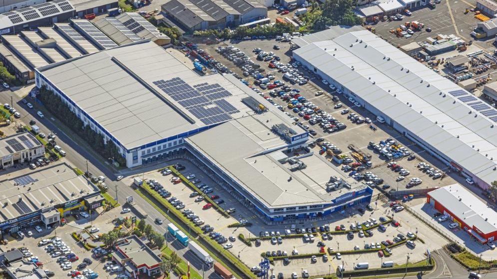 Supplied Editorial A Bing Lee Electrics facility at 702 Woodville Road, Old Guildford, in Sydney is up for sale for $85m