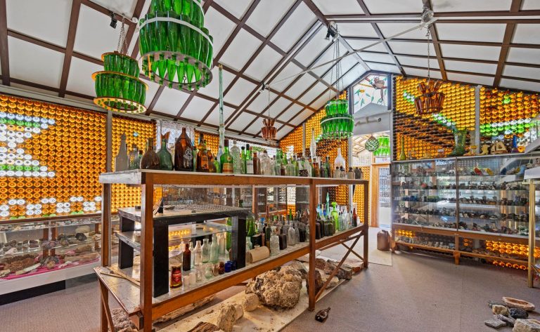 Treasure trove: Quirky property built from thousands of bottles hits the market
