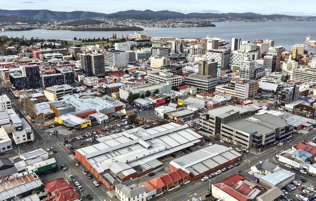 Whole Hobart city block for sale