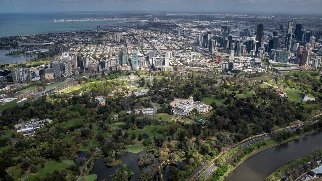 Melbourne from the air
