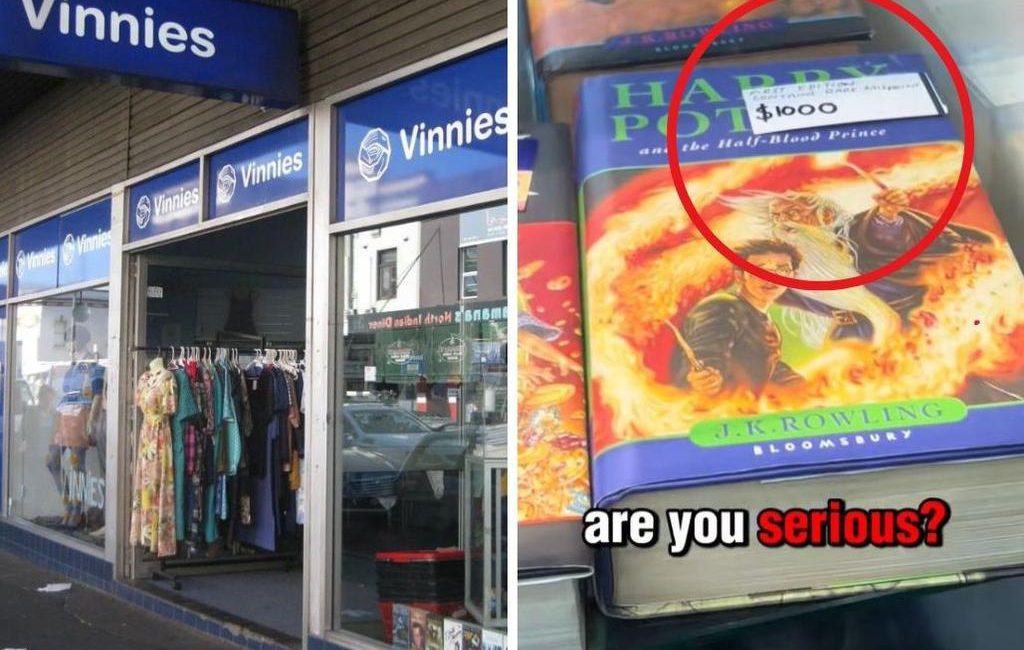 Vinnies caught trying to fleece muggles with dodgy book prices
