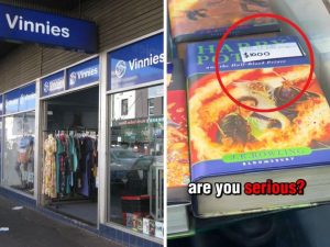 Vinnies caught trying to fleece muggles with dodgy book prices