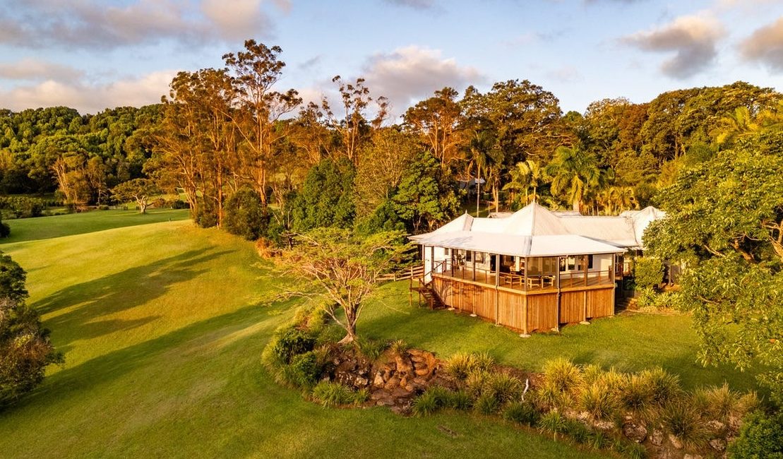 Rockinghorse Studios, about 20 minutes from Byron Bay, is going under the hammer in August. Picture: realcommercial.com.au
