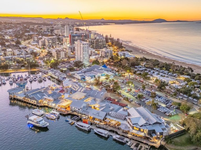 The Wharf Mooloolaba precinct listed for $80m sale as hospitality giants circle