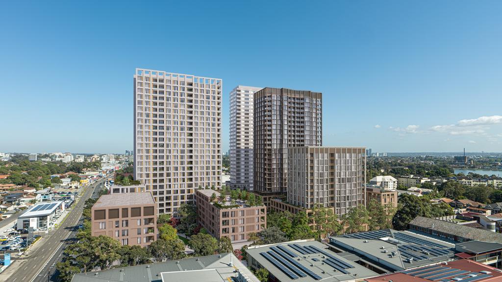 Supplied Editorial Artists impressions of Kings Bay Village in Five Dock, Sydney