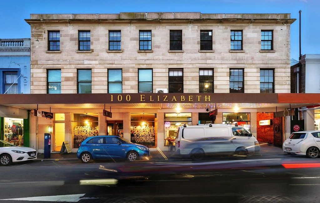 Heritage sandstone building for sale in Hobart hotspot