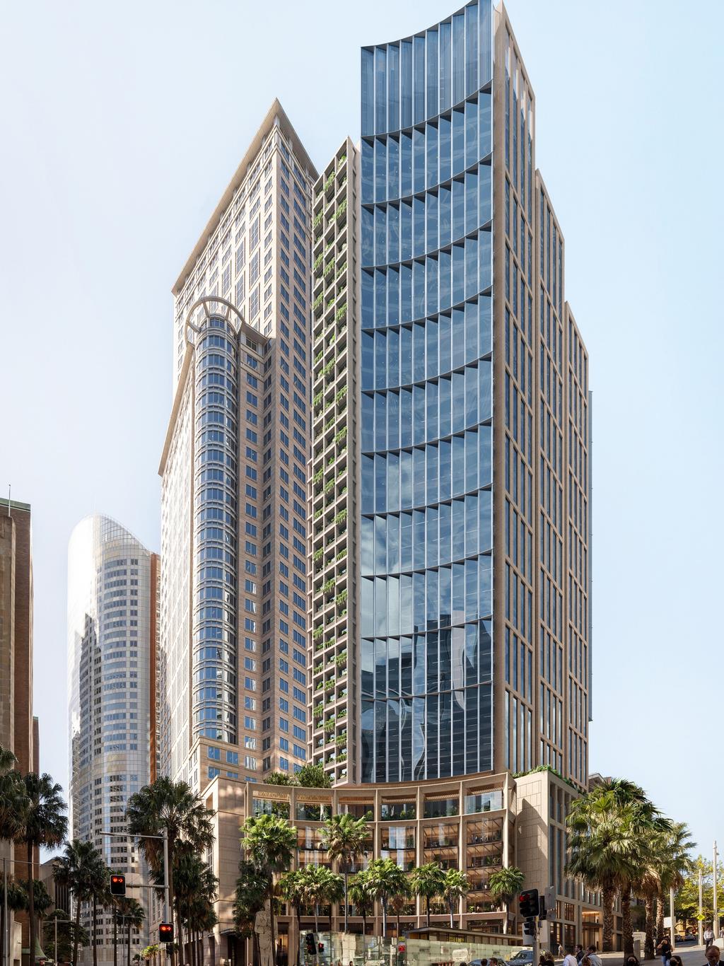 Supplied Editorial Artists impression of Charter Hall's Chifley precinct comprising the
existing Chifley North tower and the new Chifley South tower