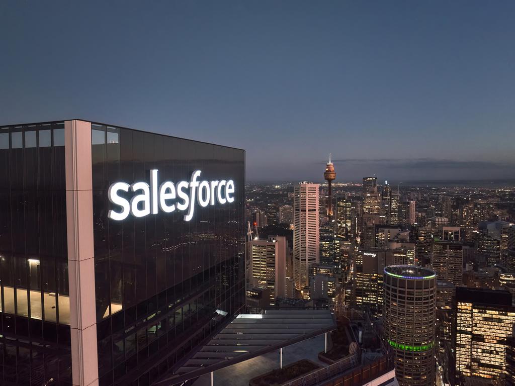 Supplied Editorial The 56-storey, 263m Salesforce Tower is Sydney's tallest commercial building