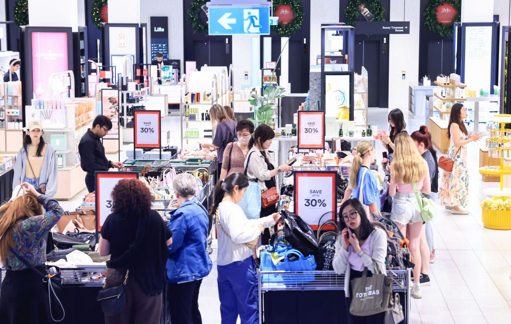 Household spending increased 5% during the year to August, according to the Australian Bureau of Statistics. Picture: Jenny Evans/Getty

