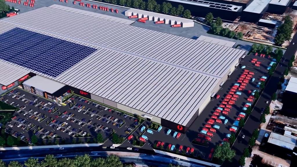 Supplied Editorial An artist impression of a $500 parcel-sorting centre Australia Post
will build at the former Holden site in Elizabeth. Picture: Australia Post