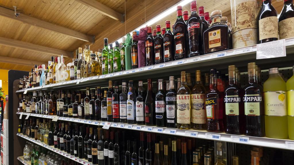 Grocery Store Liquor Department