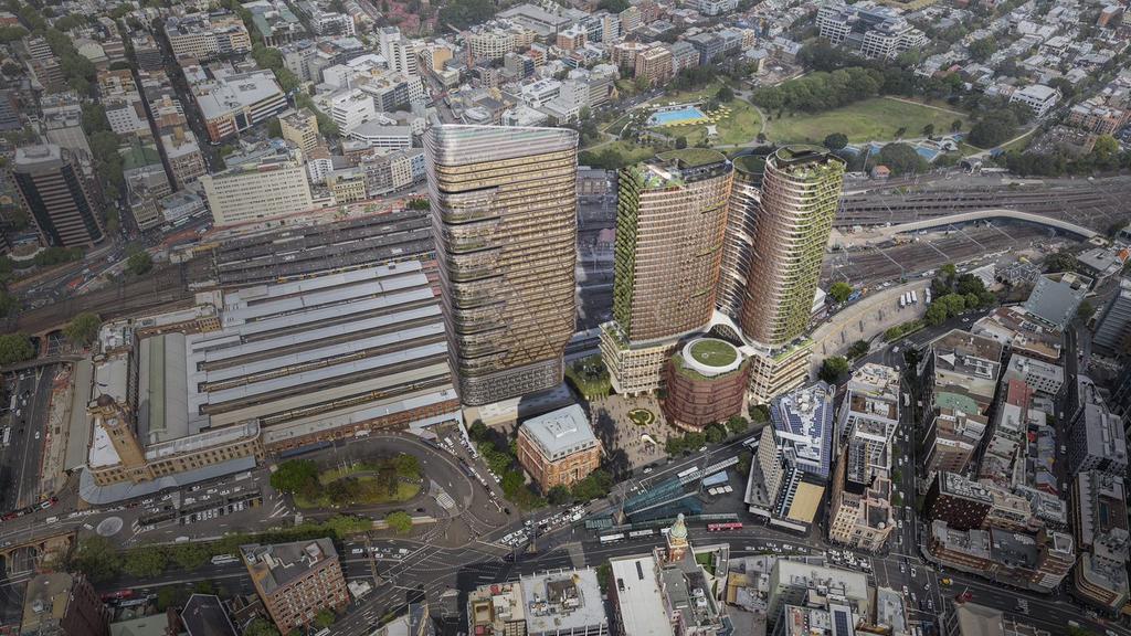 Supplied Editorial Dexus and Frasers are planning the $3bn Central Place Sydney in the
 tech precinct adjacent to Sydney's Central Station