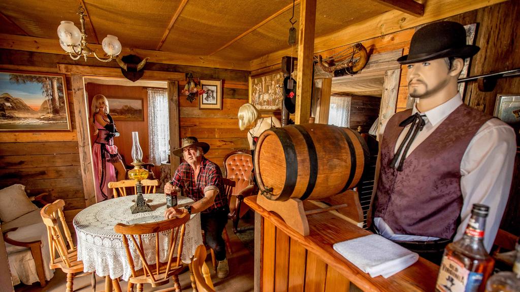 Wild West village owned by Mick Taylor from Wild Creek lookalike
