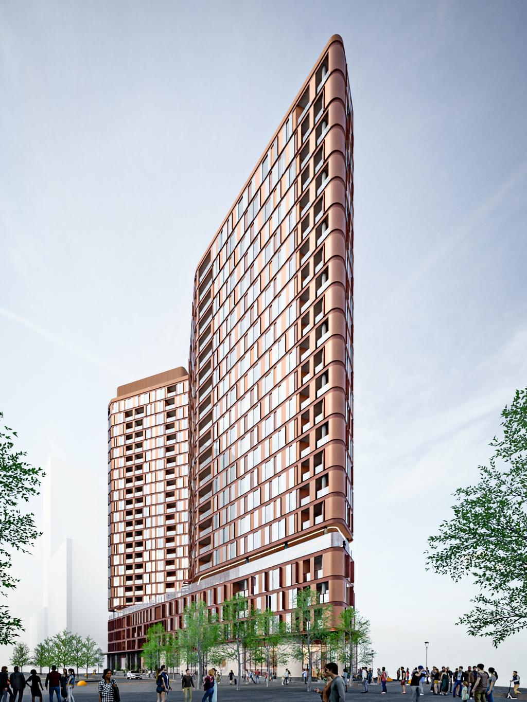 Supplied Editorial Lendlease and Nippon Steel Kowa Real Estate will develop
 build-to-rent apartments at 899 Collins Street in the Docklands