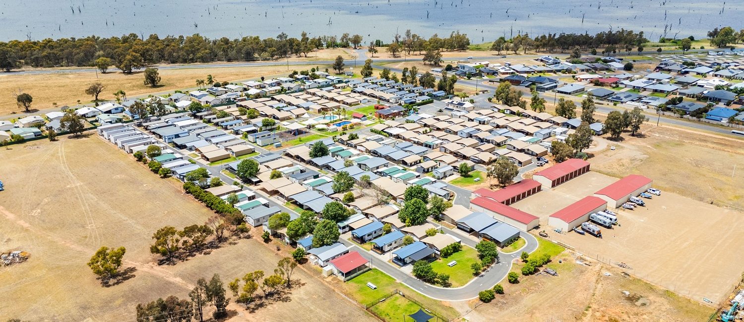 The Sun Country Lifestyle Park at 18 Tocumwal Road, Mulwala has hit the market. Picture: realcommercial.com.au
