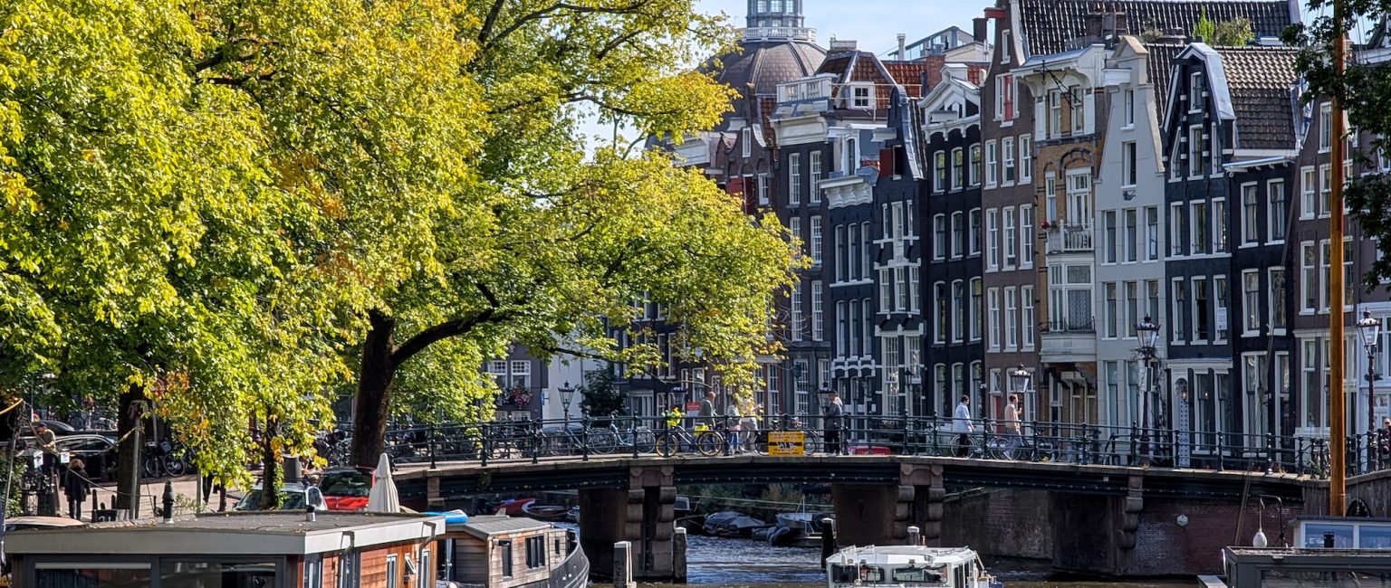 Amsterdam’s canals are popular with tourists and expats alike. Picture: Getty
